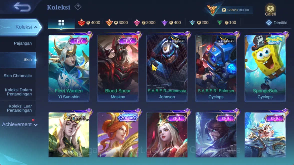 Mobile Legends: Bang Bang Accounts Hero 133|Skin 510|Legend(Miya,Valir),KOF(Chou,Auro image 18