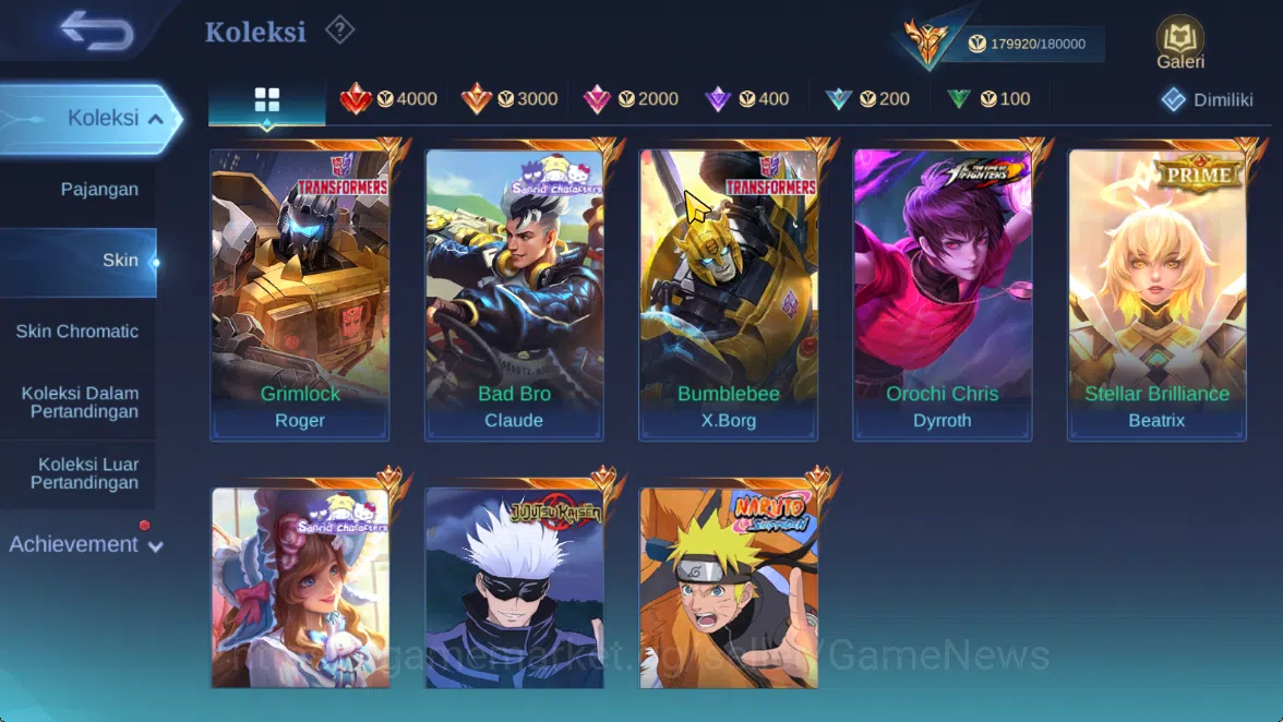 Mobile Legends: Bang Bang Accounts Hero 133|Skin 510|Legend(Miya,Valir),KOF(Chou,Auro image 8