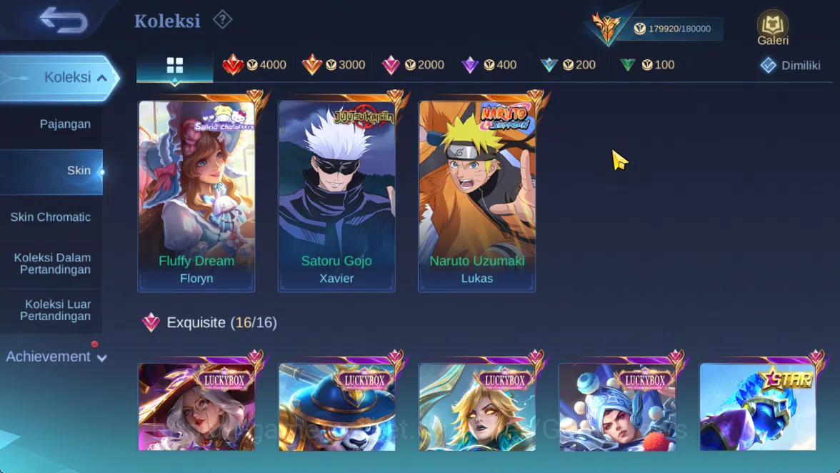 Mobile Legends: Bang Bang Accounts Hero 133|Skin 510|Legend(Miya,Valir),KOF(Chou,Auro image 9