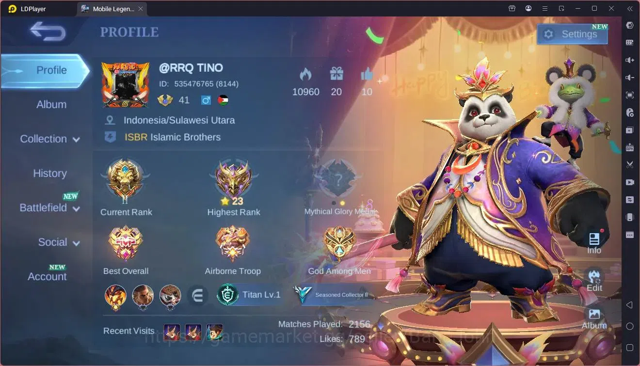 Mobile Legends: Bang Bang Accounts Global|Hero 69|Skin 85|Seasoned|CC Natalia|Dragon  image 2