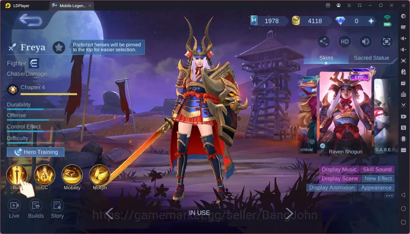 Mobile Legends: Bang Bang Accounts Global|Hero 69|Skin 85|Seasoned|CC Natalia|Dragon  image 3