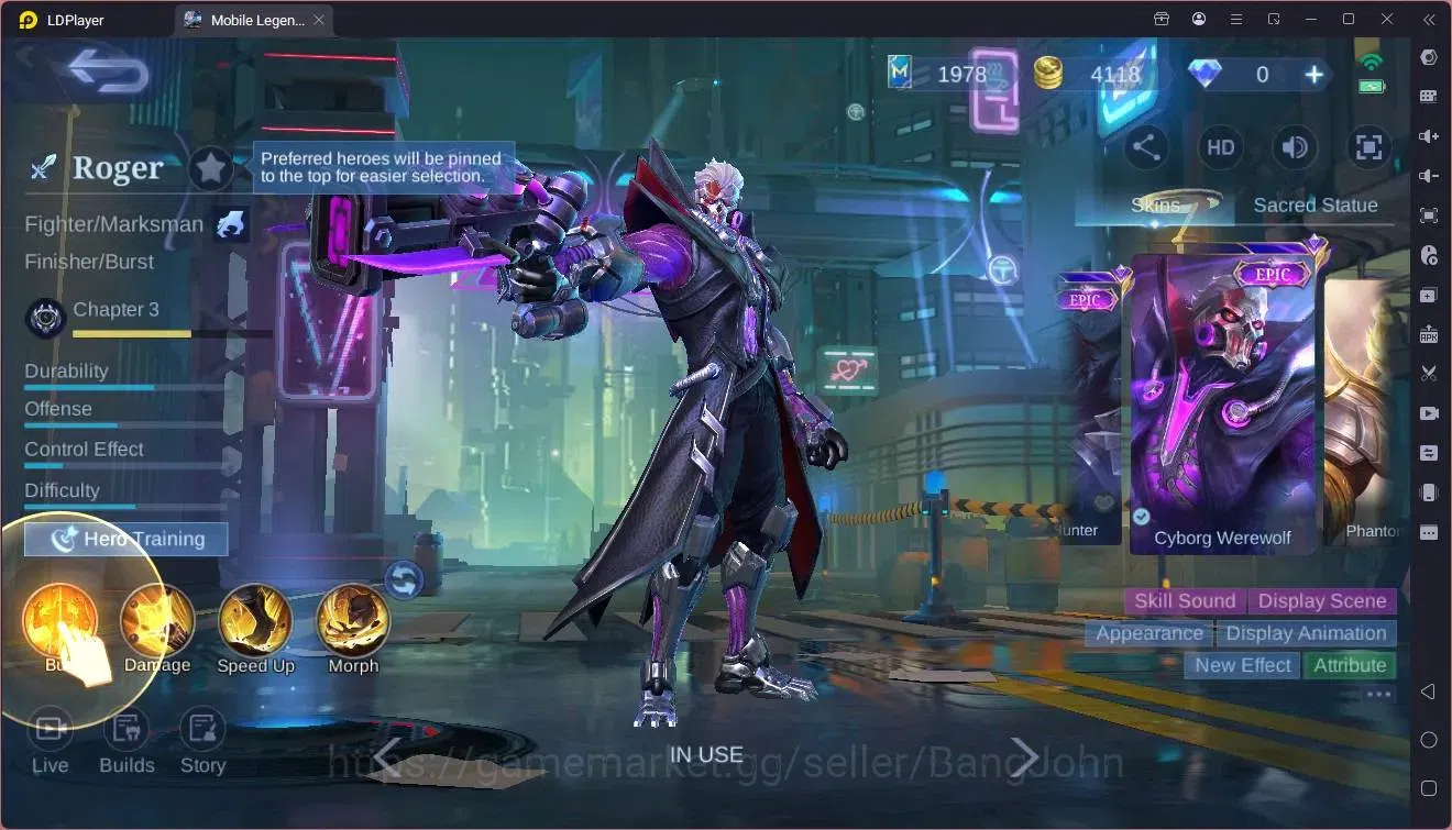 Mobile Legends: Bang Bang Accounts Global|Hero 69|Skin 85|Seasoned|CC Natalia|Dragon  image 4