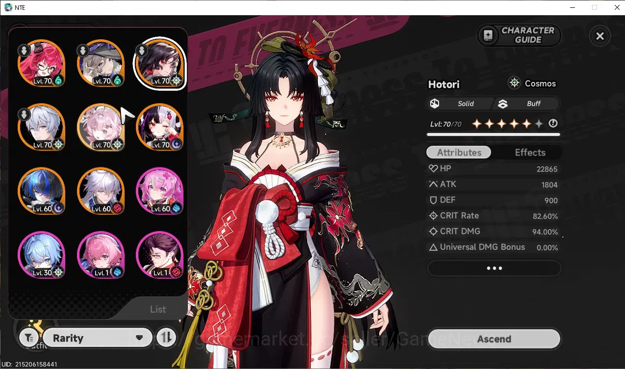 Neverness to Everness Accounts GLOBAL SEA|HL 46|TL 34|7 SSR 3 Limit[Lacrimosa,Hot image 2
