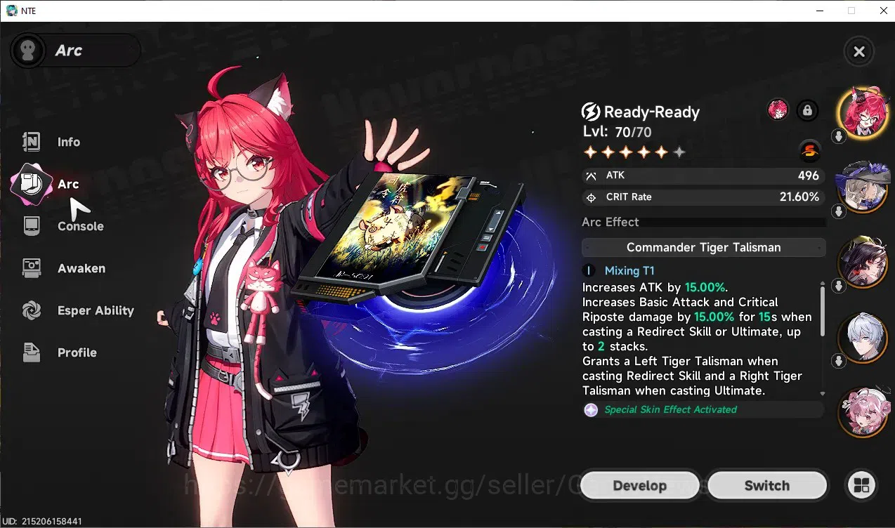 Neverness to Everness Accounts GLOBAL SEA|HL 46|TL 34|7 SSR 3 Limit[Lacrimosa,Hot image 3