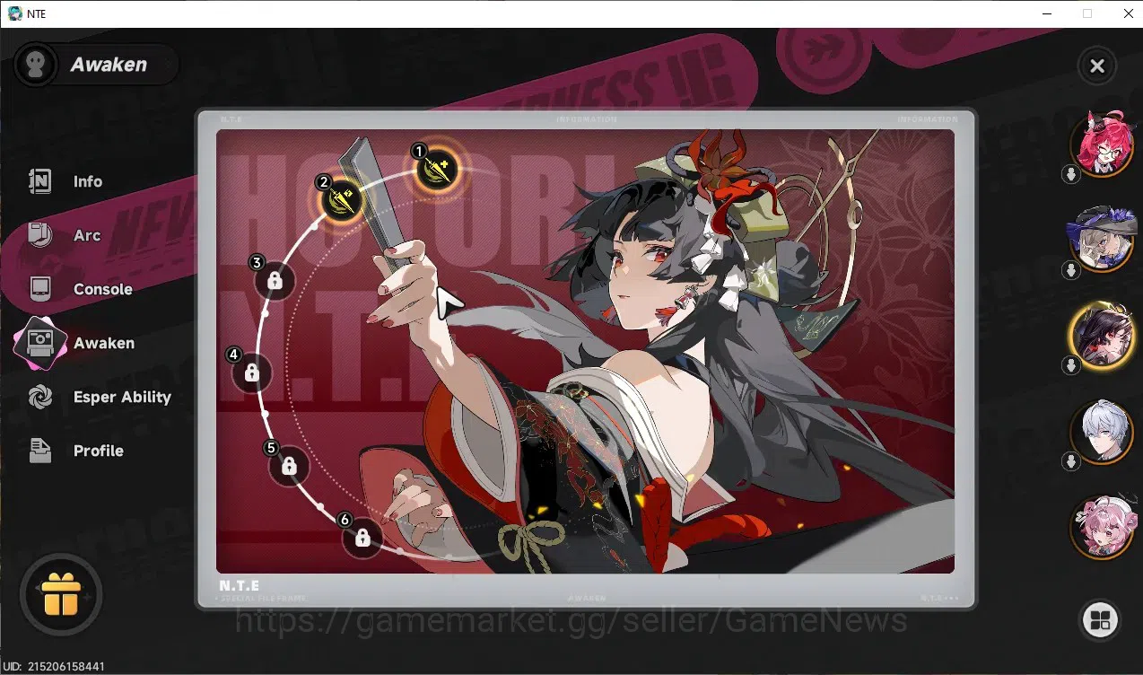 Neverness to Everness Accounts GLOBAL SEA|HL 46|TL 34|7 SSR 3 Limit[Lacrimosa,Hot image 5