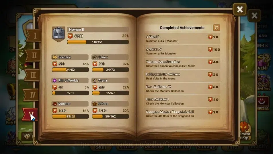 Summoners War: Sky Arena Accounts EUROPE Lv 32|1 LD[Destiny]|13 Total NB5[Aaliyah,Ar image 7