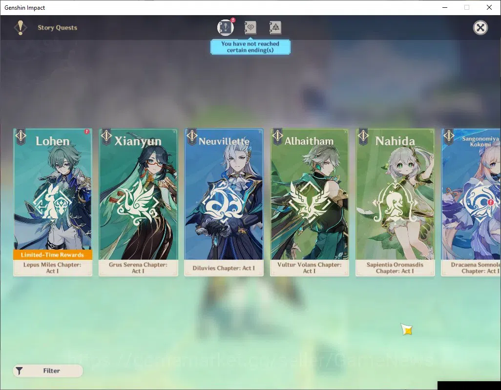Genshin Impact Accounts ASIA|AR 56|7 Limited + 4(*5Weap)|[Nefer,Xiao]+Sign image 20