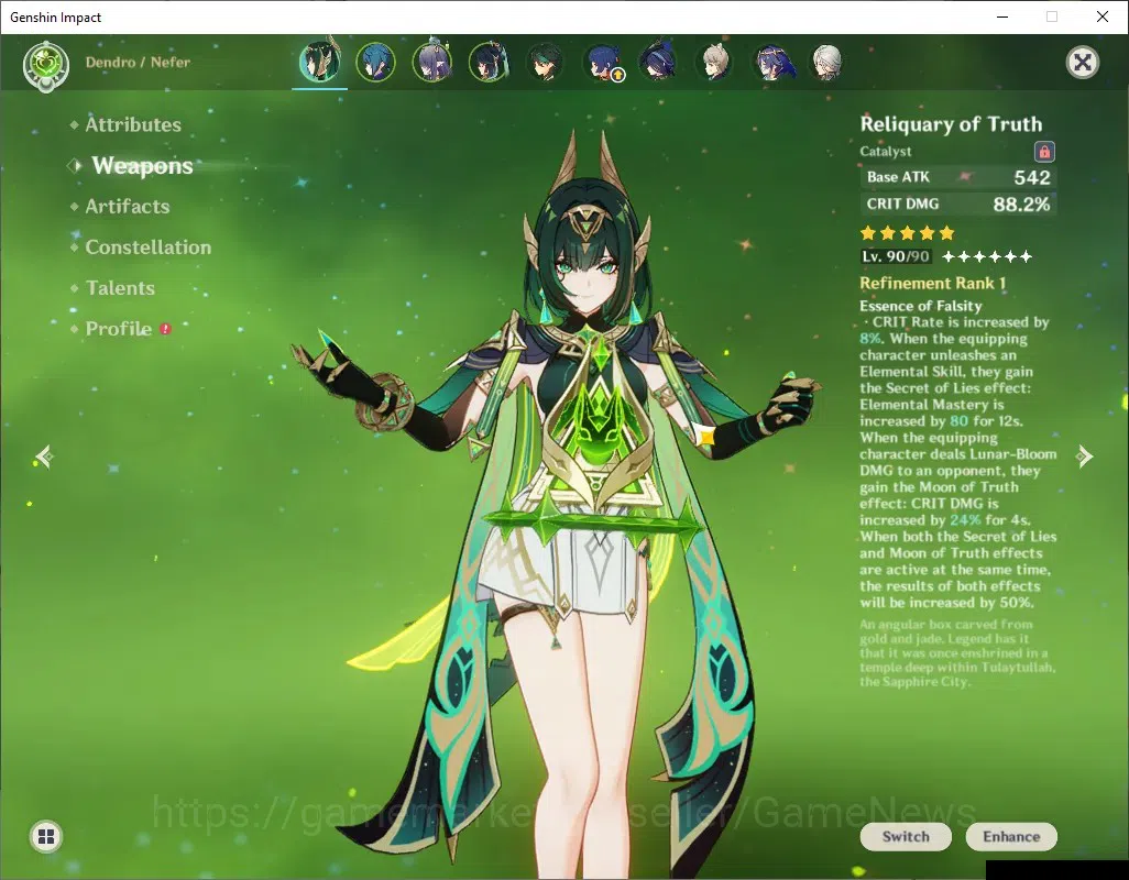 Genshin Impact Accounts ASIA|AR 56|7 Limited + 4(*5Weap)|[Nefer,Xiao]+Sign image 5