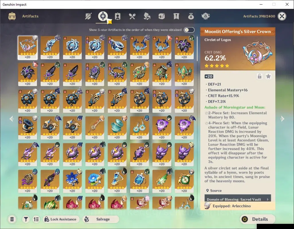 Genshin Impact Accounts ASIA|AR 56|7 Limited + 4(*5Weap)|[Nefer,Xiao]+Sign image 8