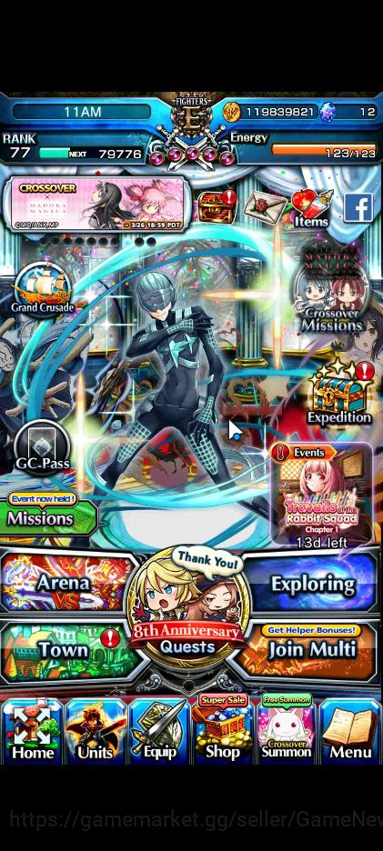 Grand Summoners Accounts Global|Rank 77|17 Ascend|InumutaTW,EmiyaTW,Summer image 1