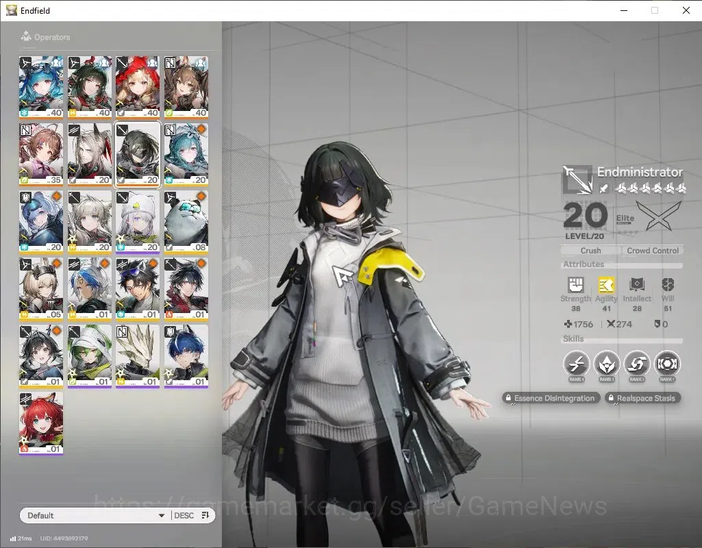 Arknights: Endfield Accounts ASIA|Lv47|6SSR(3Limited)+15(*6WEP)|ZhuangFangyi,(R image 2