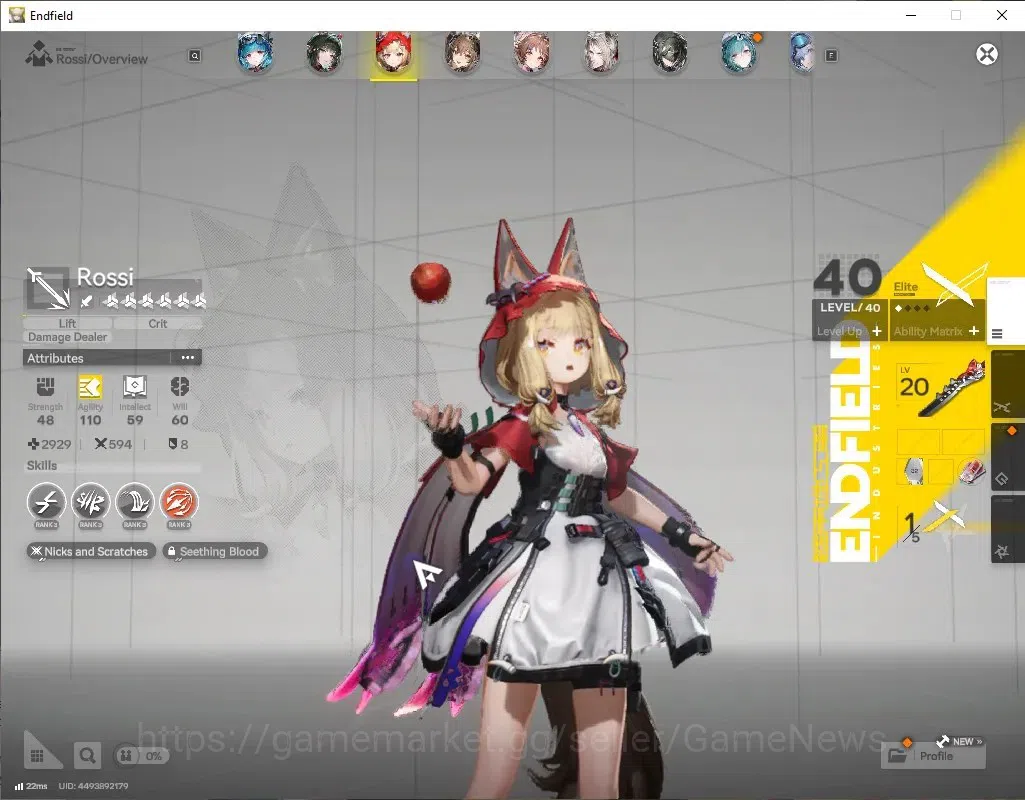 Arknights: Endfield Accounts ASIA|Lv47|6SSR(3Limited)+15(*6WEP)|ZhuangFangyi,(R image 4