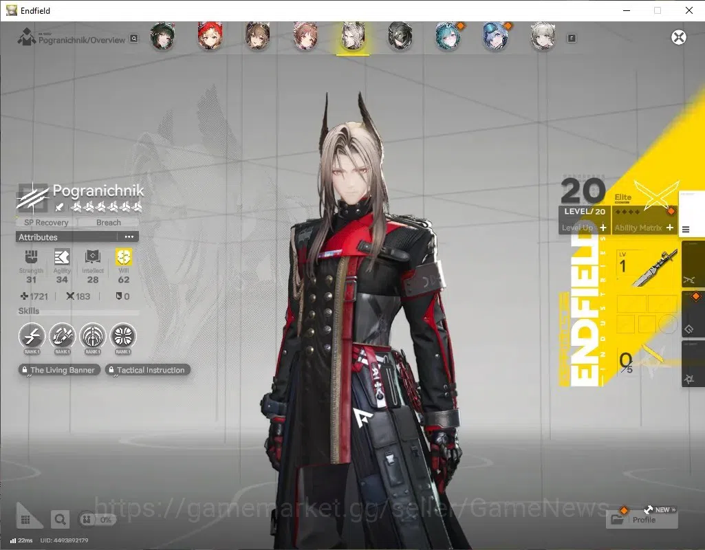 Arknights: Endfield Accounts ASIA|Lv47|6SSR(3Limited)+15(*6WEP)|ZhuangFangyi,(R image 9