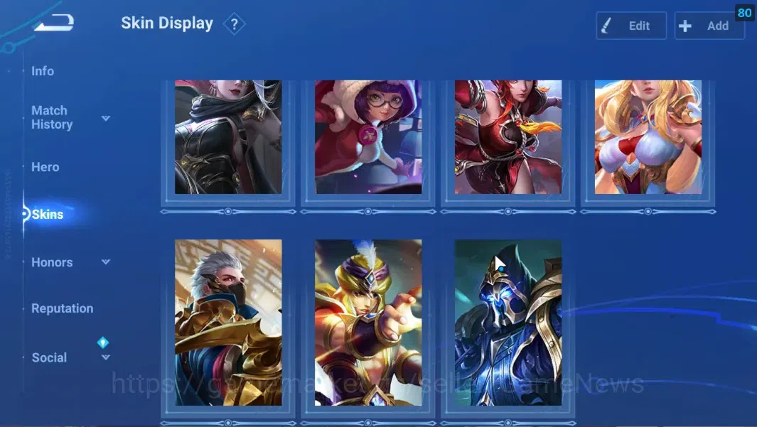 Honor of Kings Accounts Hero 21 Skin 11|Starter with Legend Skin(Angela)+E image 4