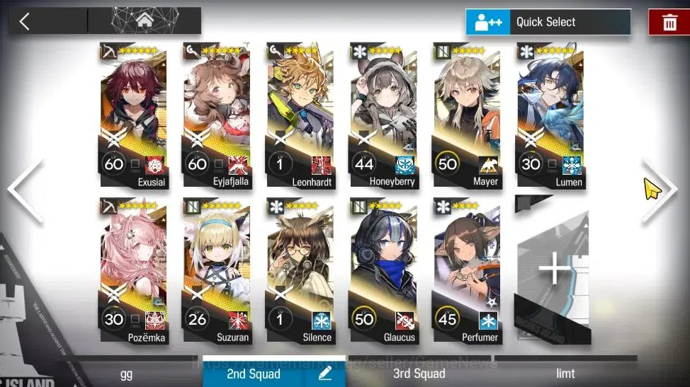 Arknights Accounts Lv 66|215 Op+17 Outfits|7 Limited|Wis'adel P1,Virt image 15
