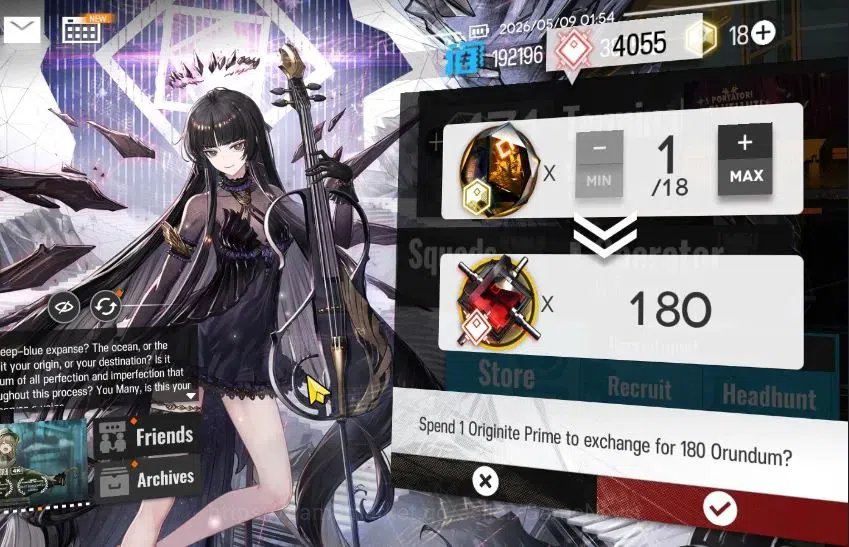 Arknights Accounts Lv 66|215 Op+17 Outfits|7 Limited|Wis'adel P1,Virt image 3