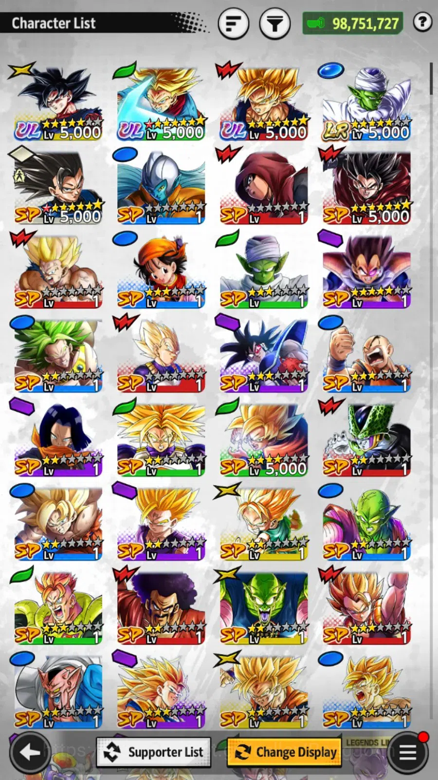 Dragon Ball Legends Accounts Android | Lvl 153|98.7M Total Power|10 CC|1 LR|3 U image 14