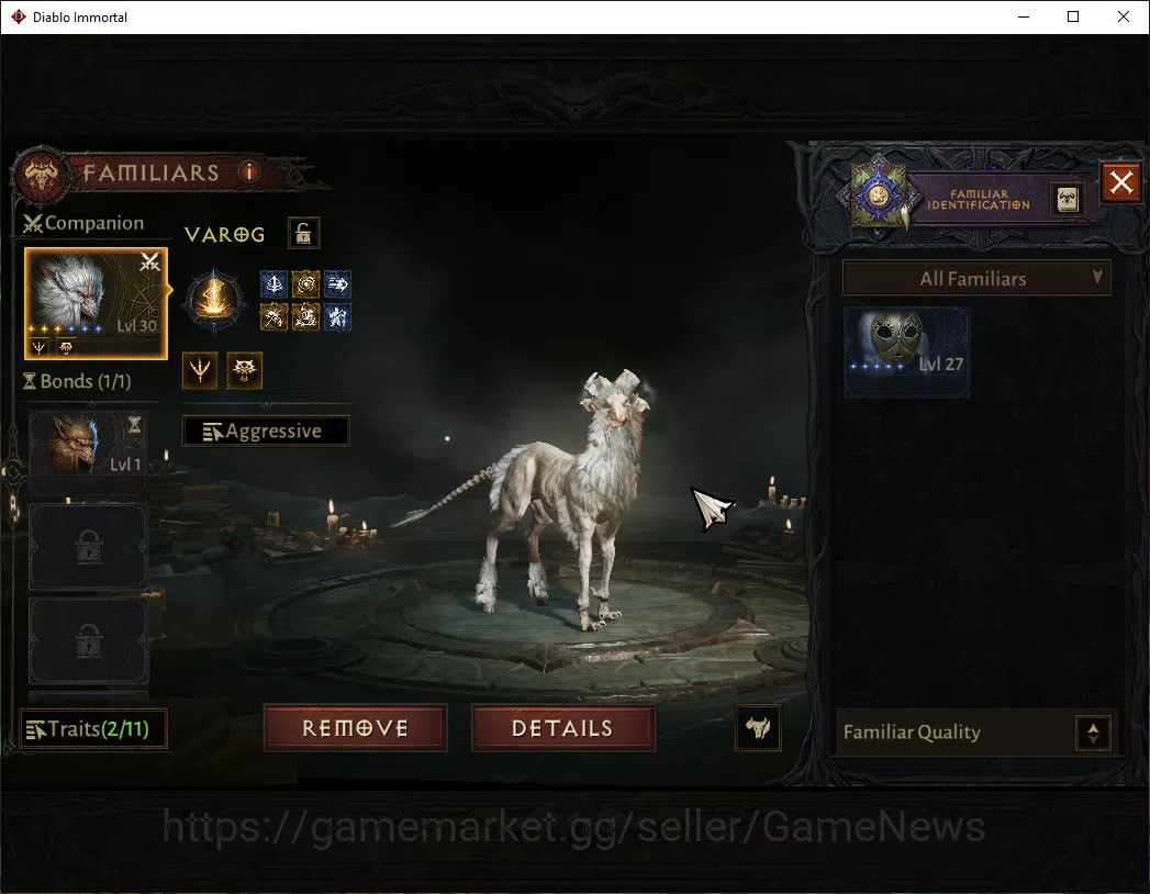 Diablo Immortal Accounts SEA-Izual|Lv60(585)|Necromancer|35kCr|Reso420|Male image 10