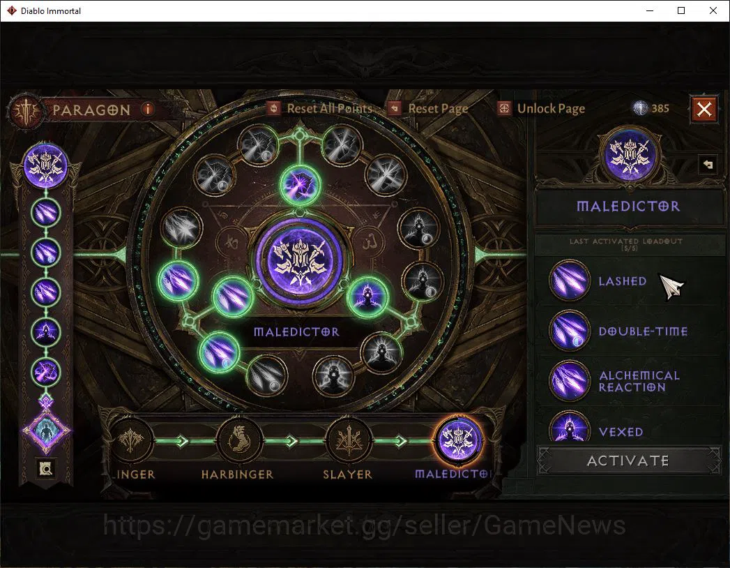 Diablo Immortal Accounts SEA-Izual|Lv60(585)|Necromancer|35kCr|Reso420|Male image 8