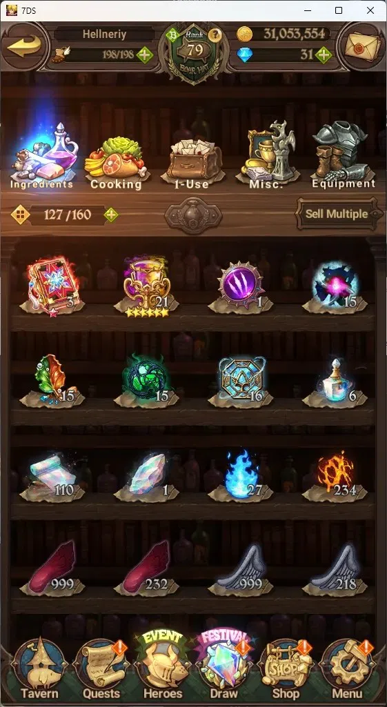The Seven Deadly Sins: Grand Cross Accounts ASIA|5,2M CC|46 LS,31 Dm|8 LR+11 UR+Collab ReZERO| image 18