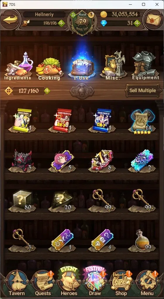 The Seven Deadly Sins: Grand Cross Accounts ASIA|5,2M CC|46 LS,31 Dm|8 LR+11 UR+Collab ReZERO| image 20