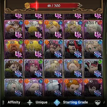 The Seven Deadly Sins: Grand Cross Endgame ASIA|5,2M CC|46 LS,31 Dm|8 LR+11 UR+Collab ReZERO| image 1