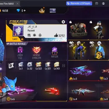 Free Fire Accounts Indonesia|5 Evo(AK47 Lv5,XM8 Lv.4,Thompson Lv.4,Etc)|M1887 Sterling Conqueror|Electrify Bunny|Check SS