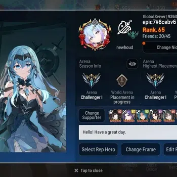 Epic Seven Accounts Mid-Tier Global Unverif |22 ML (Harsetti,SE Celine,DD Ray,RO Light,Etc.)|SS 1.3K|Stigma 67K|Log