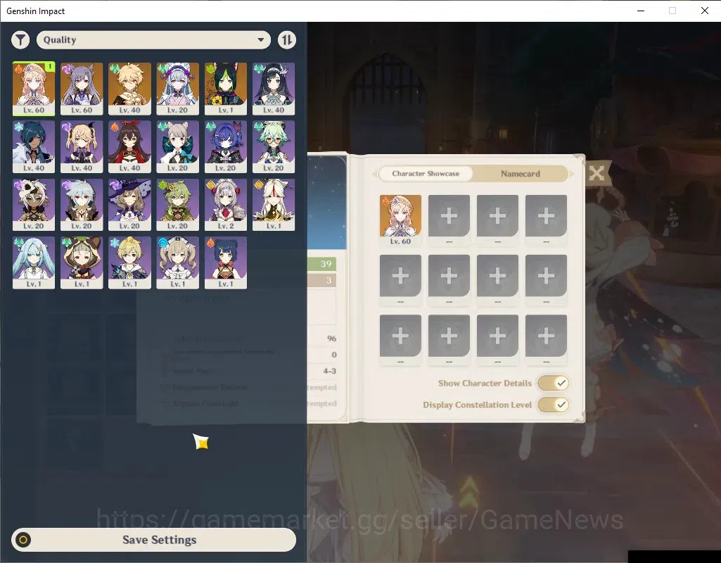 Genshin Impact Accounts ASIA|AR 39|Rate On|1 Limited + 1 (*5 Standard)|Nic image 2