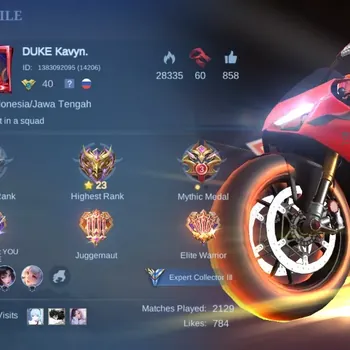Mobile Legends: Bang Bang Accounts Collector Hero 81|Skin 136|Recall TLPH|Ducati Benedetta,CC Natalia,Lightborn