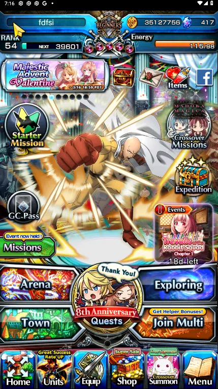 Grand Summoners Others GLOBAL | Ascend 19 | Saitama TW, Houka TW, S Miyu  image 1