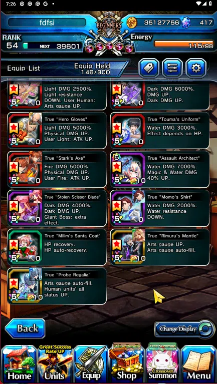 Grand Summoners Accounts GLOBAL | Ascend 19 | Saitama TW, Houka TW, S Miyu  image 10