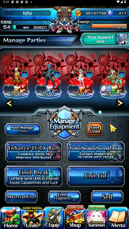 Grand Summoners Accounts GLOBAL | Ascend 19 | Saitama TW, Houka TW, S Miyu  image 2