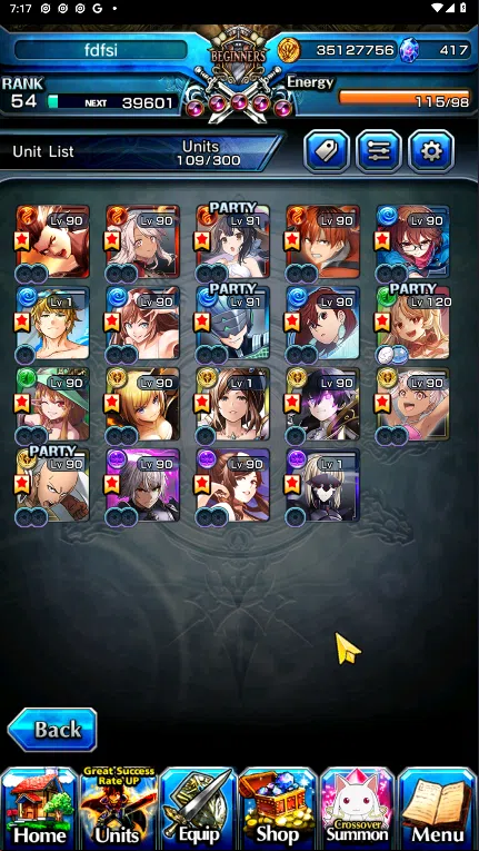 Grand Summoners Accounts GLOBAL | Ascend 19 | Saitama TW, Houka TW, S Miyu  image 3