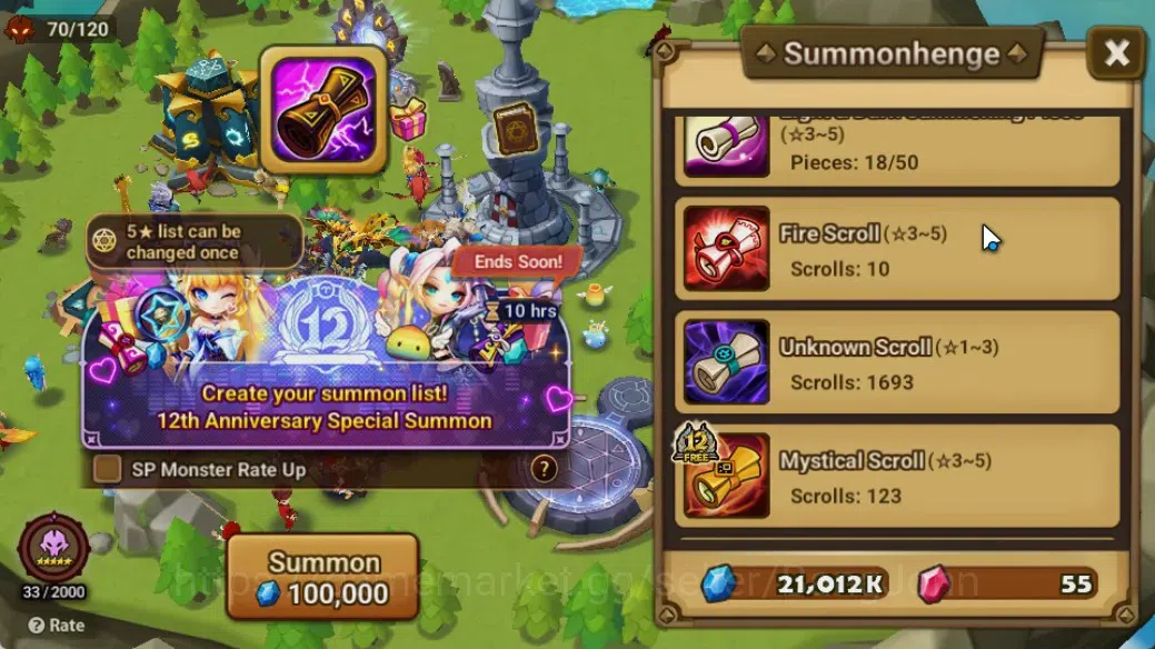 Summoners War: Sky Arena Accounts GLOBAL | NB 5 TESHAR,Starter Gacha 115 12Y+160 11Y image 3