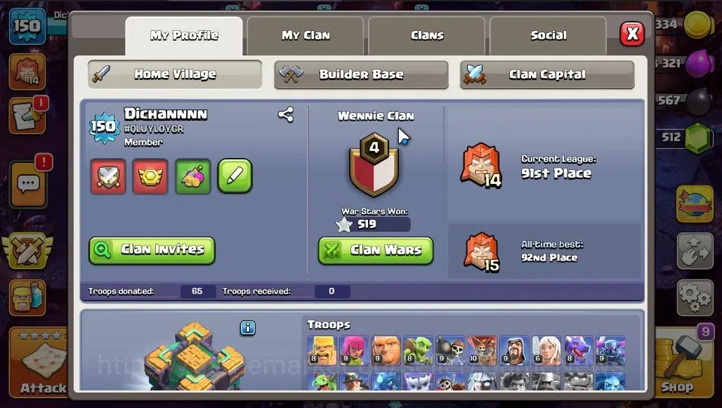 Clash of Clans Accounts LV 150|TH 14-BH 7|HH 8|BK 53,AQ 56,GW 31,MP 48,RC image 2