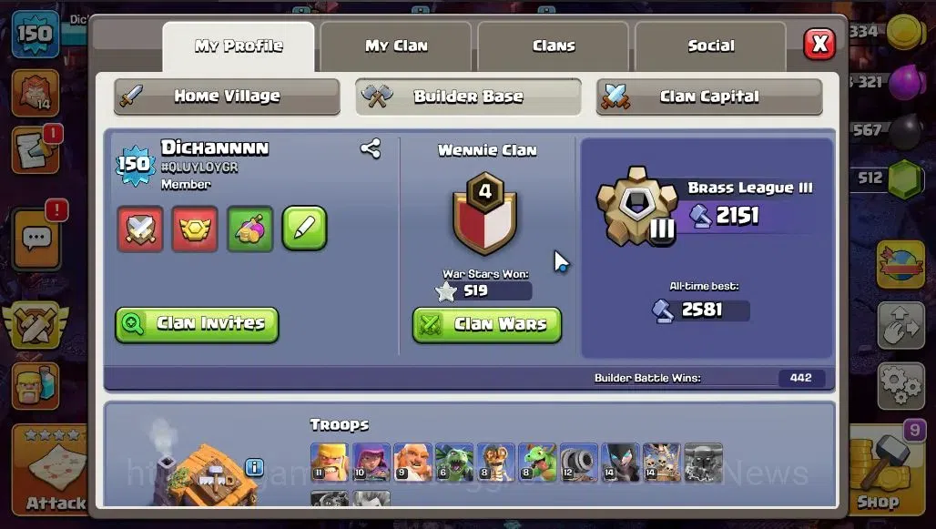 Clash of Clans Accounts LV 150|TH 14-BH 7|HH 8|BK 53,AQ 56,GW 31,MP 48,RC image 5