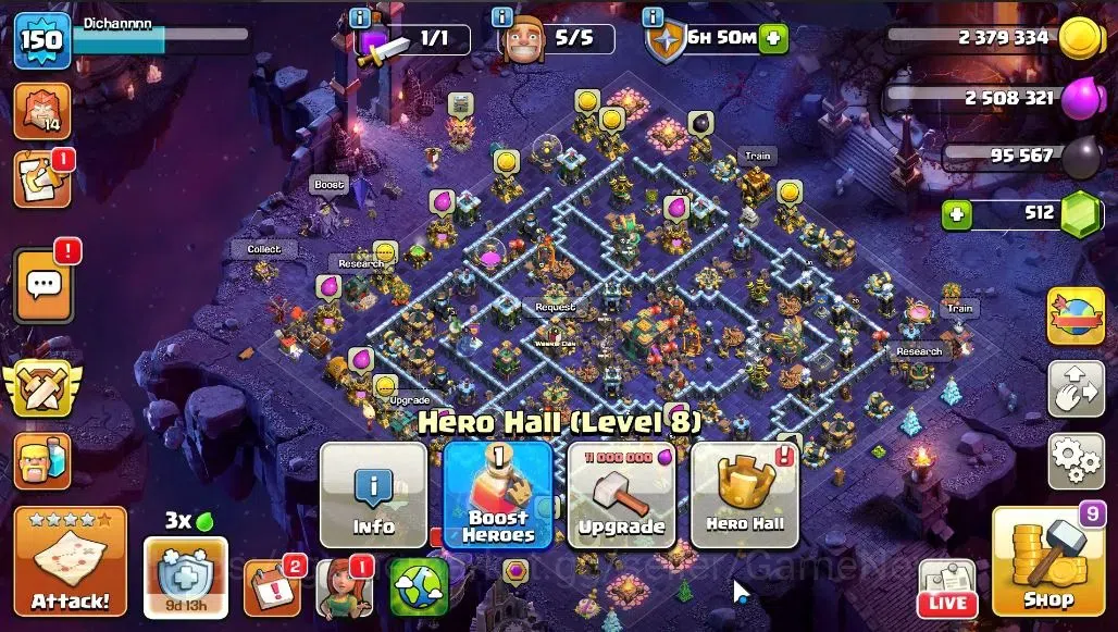 Clash of Clans Accounts LV 150|TH 14-BH 7|HH 8|BK 53,AQ 56,GW 31,MP 48,RC image 7