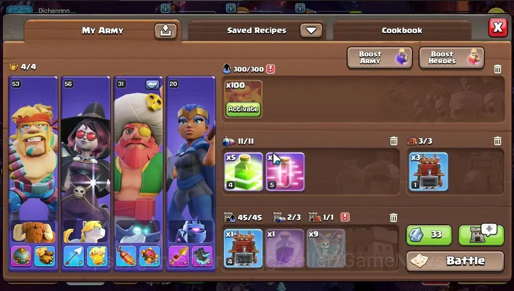 Clash of Clans Accounts LV 150|TH 14-BH 7|HH 8|BK 53,AQ 56,GW 31,MP 48,RC image 9
