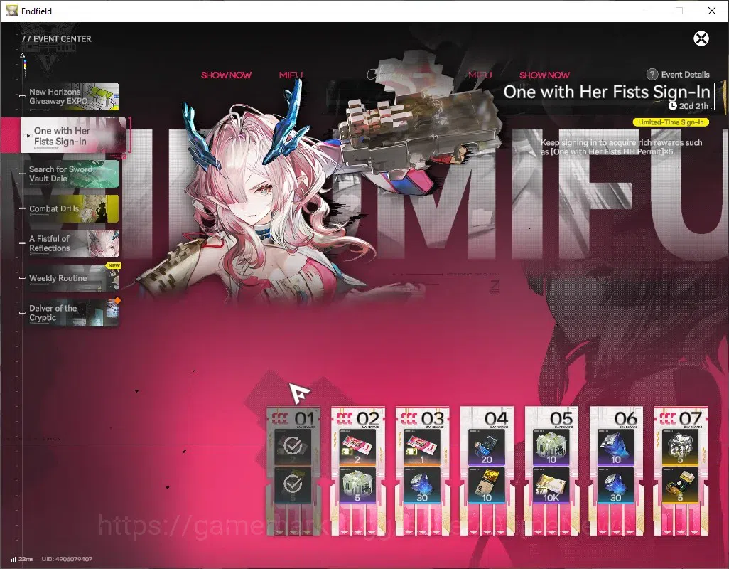 Arknights: Endfield Accounts ASIA|Ready Gacha 12HH Permit|Lv51|7 SSR(3Limit)+10 image 10