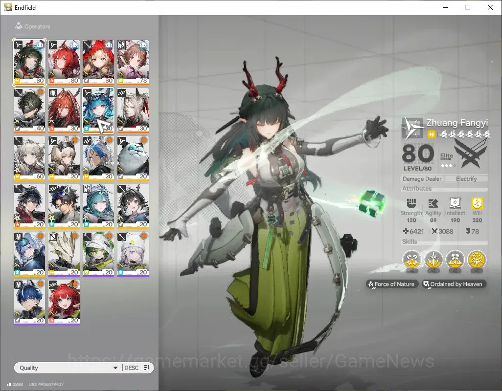 Arknights: Endfield Accounts ASIA|Ready Gacha 12HH Permit|Lv51|7 SSR(3Limit)+10 image 2