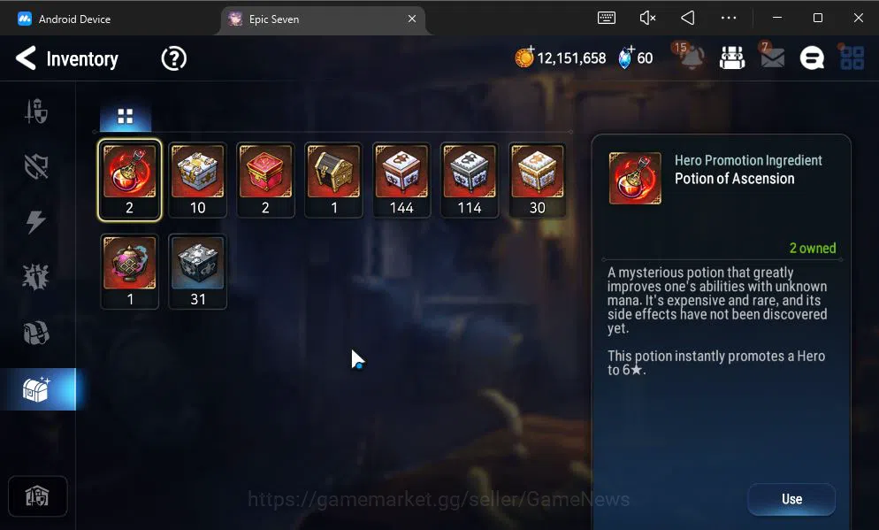Epic Seven Accounts GLOBAL UNVERIF|New Era|6 ML(DK Sharun,Har Setti,Zi image 5