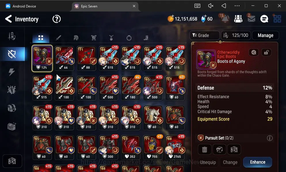 Epic Seven Accounts GLOBAL UNVERIF|New Era|6 ML(DK Sharun,Har Setti,Zi image 8