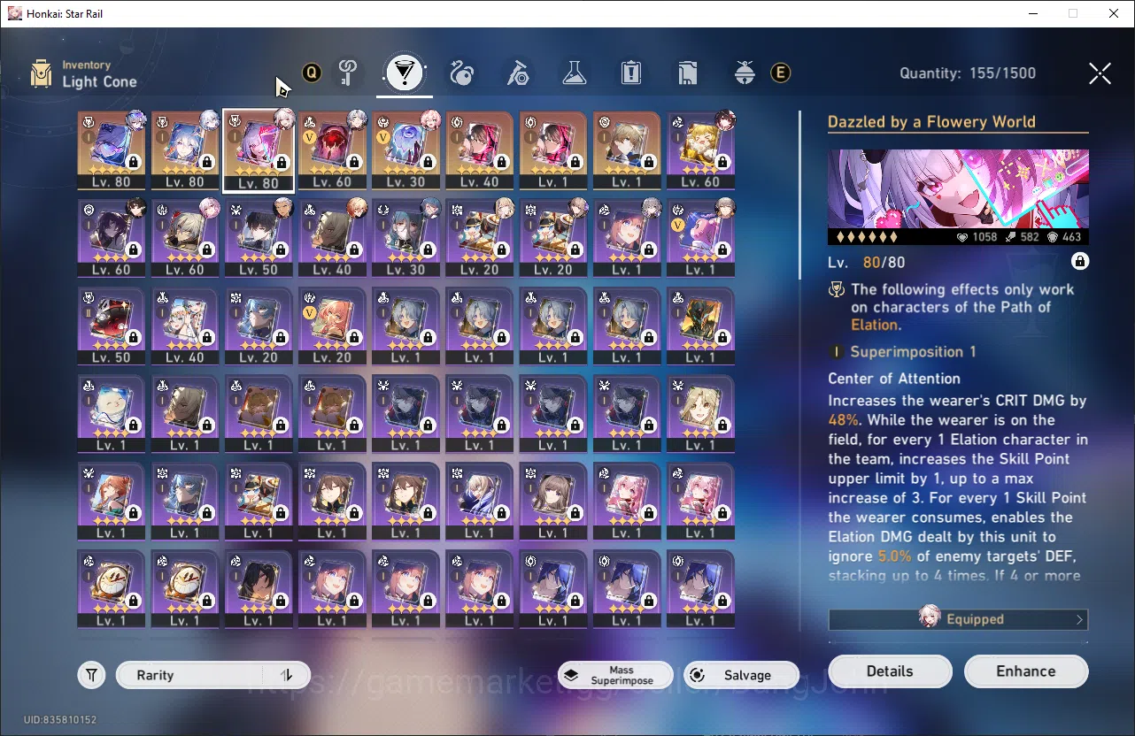 Honkai Star Rail Accounts Asia TL 68 | 15 Limit | Prime Team SW999 + Sign |  image 11