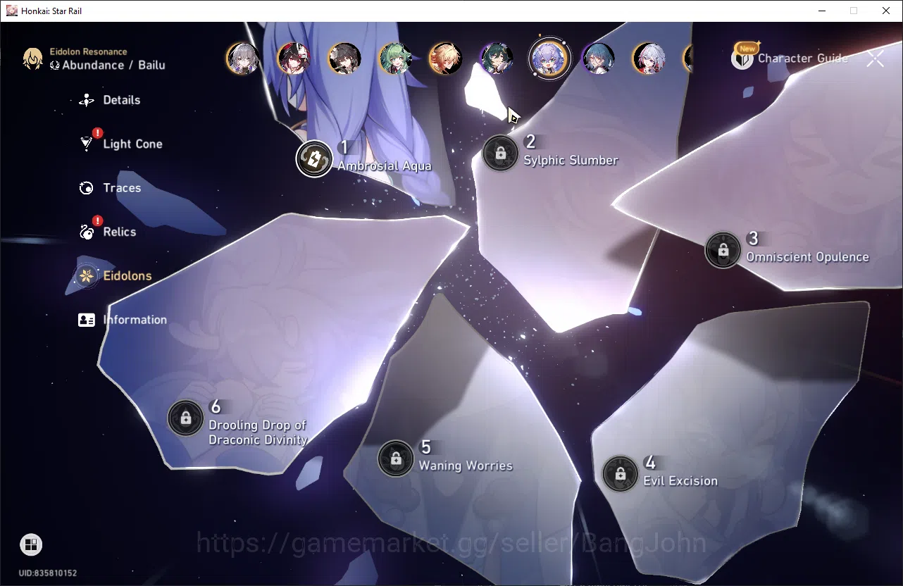 Honkai Star Rail Accounts Asia TL 68 | 15 Limit | Prime Team SW999 + Sign |  image 12