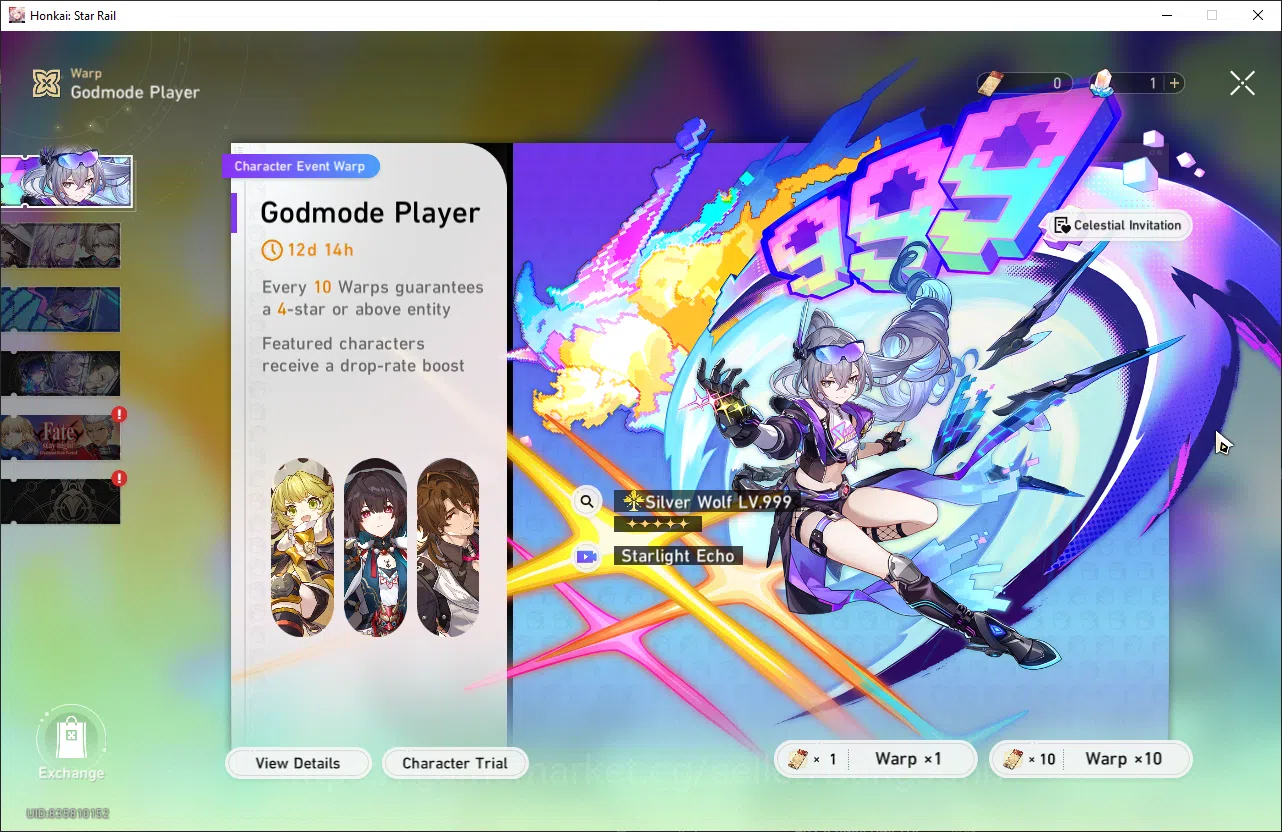 Honkai Star Rail Accounts Asia TL 68 | 15 Limit | Prime Team SW999 + Sign |  image 2