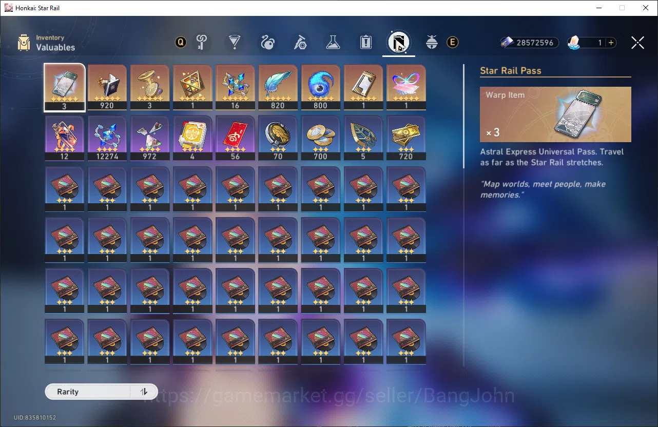 Honkai Star Rail Accounts Asia TL 68 | 15 Limit | Prime Team SW999 + Sign |  image 5