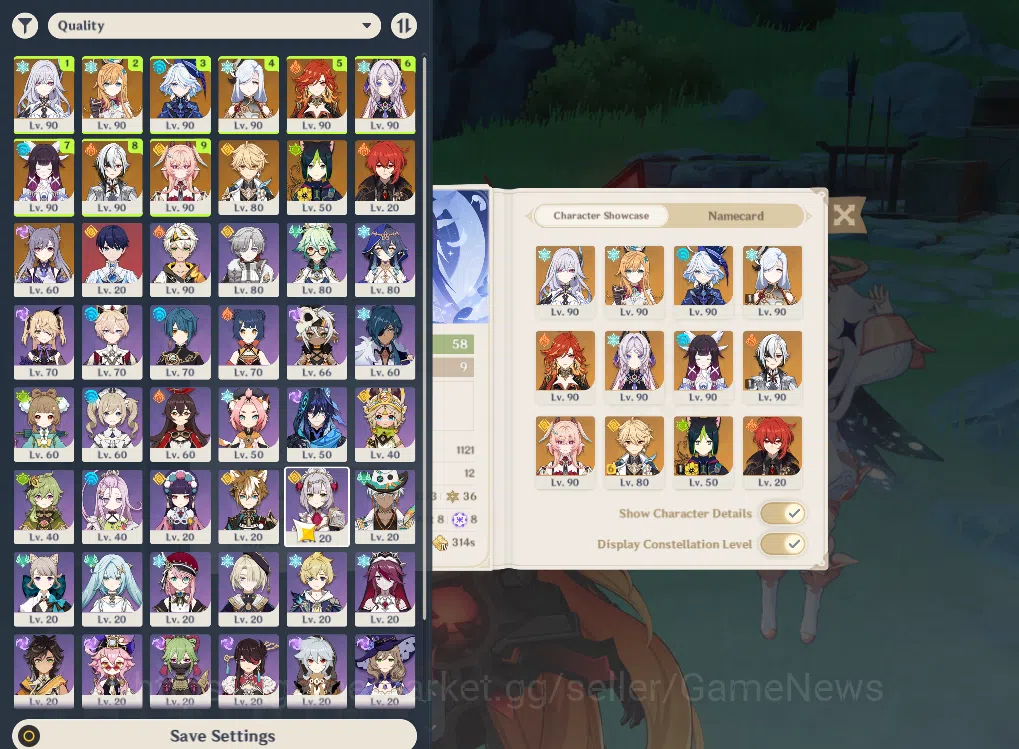 Genshin Impact Accounts ASIA|AR58|9Limited+9(*5Weapon)|PremTeam Skirk,Furi image 22