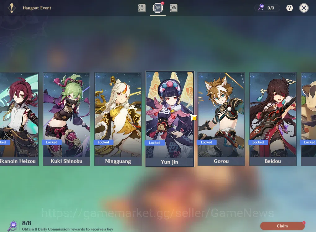 Genshin Impact Accounts ASIA|AR58|9Limited+9(*5Weapon)|PremTeam Skirk,Furi image 37