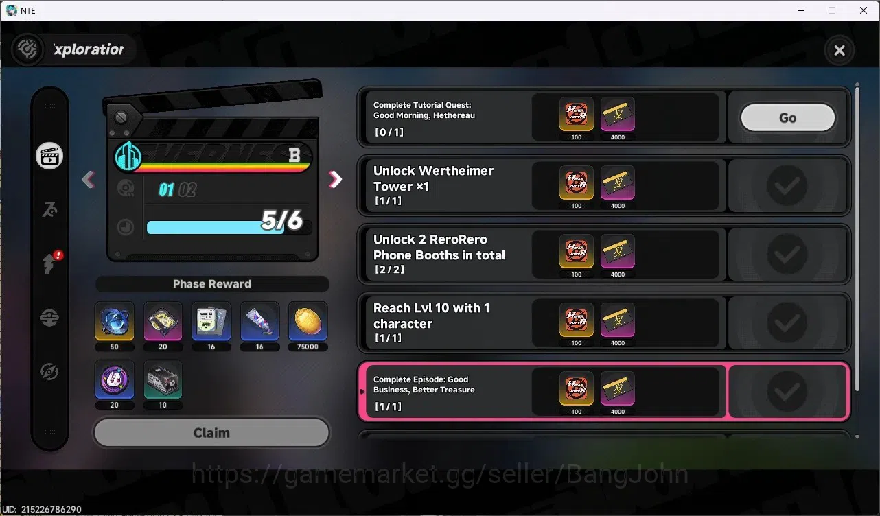 Neverness to Everness Accounts NA| Hunter Lv 7 | 2 S-Class (Chaos,Sakiri)+6 A-Cla image 15